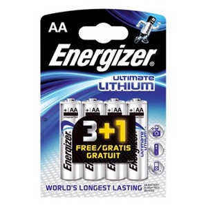 Piles Energizer AA Ultimate Lithium - LR06