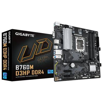 Carte Mère GIGABYTE B760M-D3HP - Socket 1700 - DDR4 - CPU Intel 14ème Génération