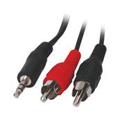 CABLE AUDIO JACK 3.5 / 2RCA - 3m - NEDIS - CABW222000AT30