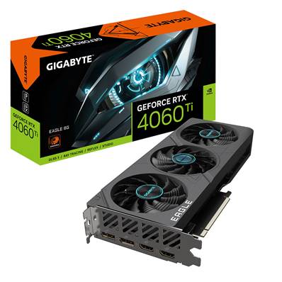 PCI-E16X , GIGABYTE , Nvidia GEFORCE RTX4060Ti - 8Go - EAGLE