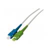 Cable Fibre Optique - Simplex OS2 - SC-APC/SC-UPC - 10m - Blanc