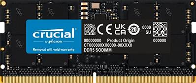 DDR5 - CRUCIAL - 16Go - 4800MHz - SODIMM