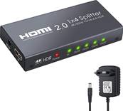 Repartiteur Splitter HDMI - ASWO - 1 entrée / 4 sorties - 1.4V - 8925025