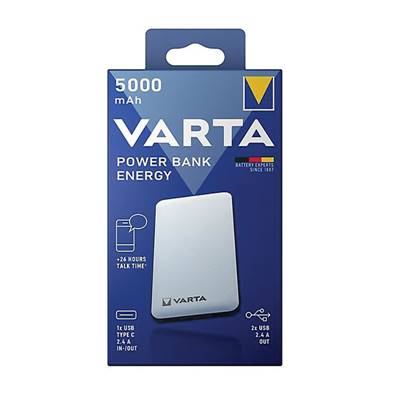 Batterie de secours externe USB - VARTA - 5000 mAh - Power Bank