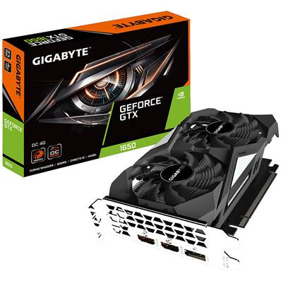PCI-E16X , GIGABYTE , Nvidia GEFORCE GTX1650 - 4Go - OC