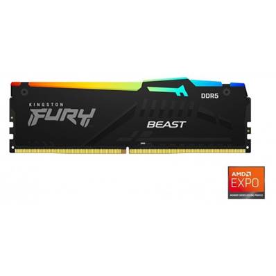 DDR5 - KINGSTON - 16Go - 5600MHz - FURY Beast RGB