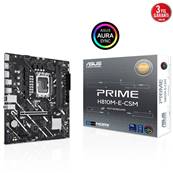 Carte Mère ASUS PRIME H810M-E CSM DDR5 - Socket 1851 - pour CPU Intel 15ème Génération