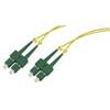 Cable Fibre Optique - Duplex OS2 - SC-APC/SC-APC - 5m - Jaune