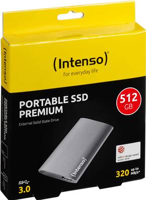 Disque Dur Externe SSD 512 Go - INTENSO