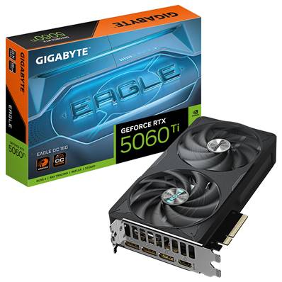 PCI-E16X , GIGABYTE , Nvidia GEFORCE RTX5060Ti - 16Go - EAGLE OC 16GD