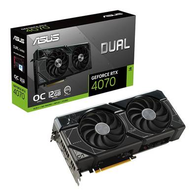 PCI-E16X , ASUS , Nvidia GEFORCE RTX4070 - 12G - DUAL