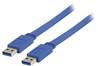 Cable USB Bleu 3.0 - 2m - Male / Male - VLCP61005L20