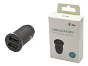 Chargeur Allume cigare - 2 Port USB-A (2x18W) - i-TEC - CHARGEUR-CAR2QC