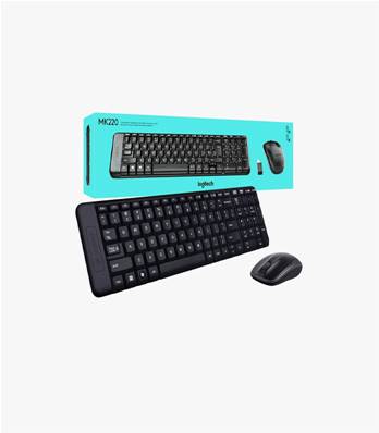 Pack Clavier + Souris Logitech Wireless Combo MK220
